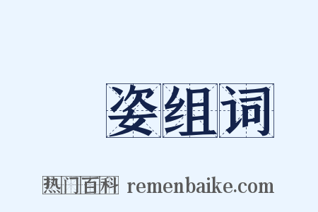 風姿组词是什么意思的图片